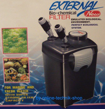 Aquarien-Außenfilter für Aquarien bis 250 Liter